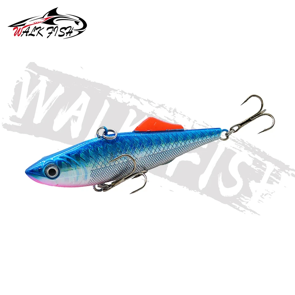 WALK FISH señuelo de pesca que se hunde con vibración, 15g, 65mm, vib, curricán, Metal duro, crankbait, lubina, Lucio, Invierno - imagen 2