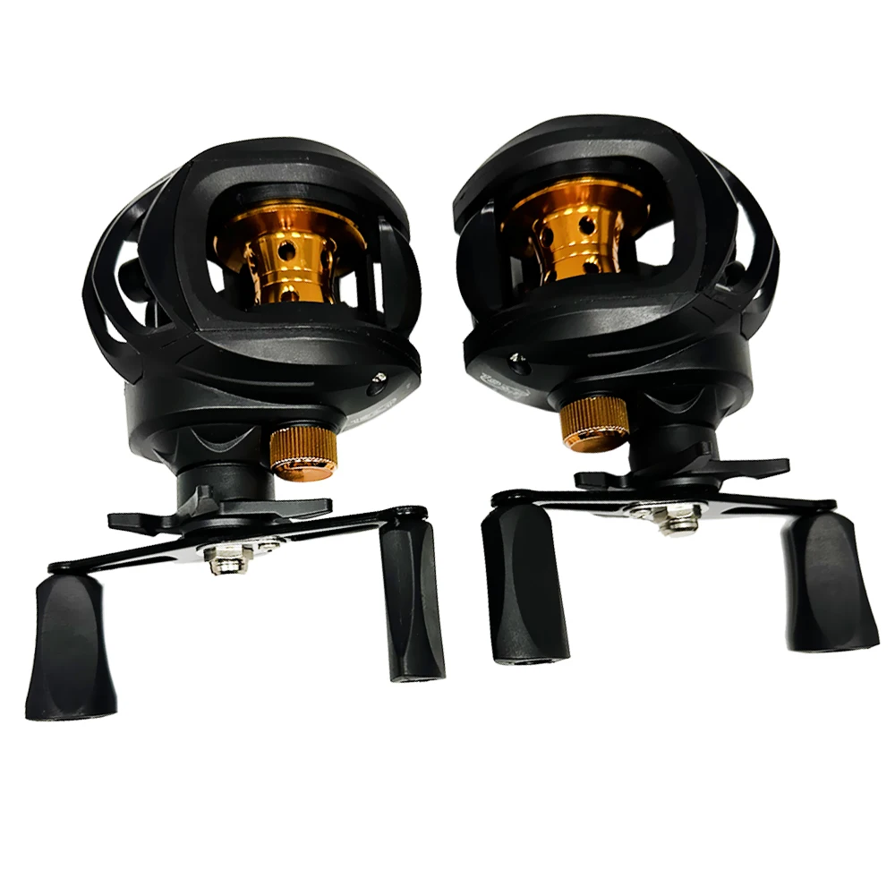 GHOTDA-carrete de pesca ultraligero, rueda de Baitcasting con sistema de freno magnético, relación de engranaje 7,2: 1, MaxDrag para mano izquierda/derecha, 8KG - imagen 3