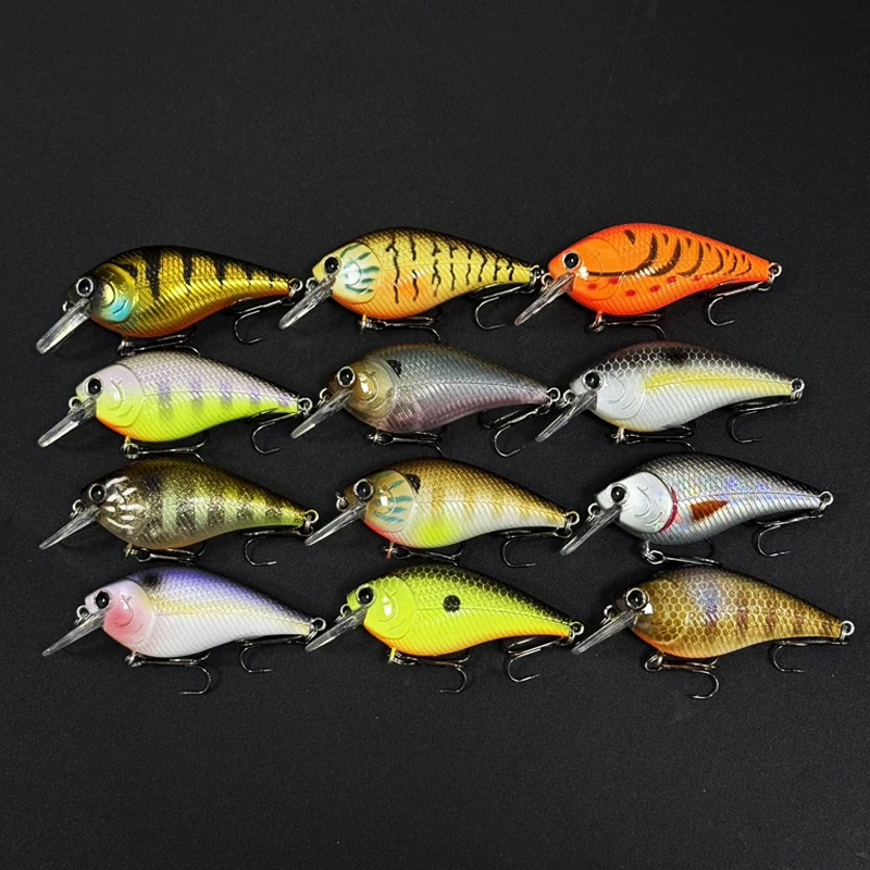 Señuelos de Pesca Crankbait de 9,4g y 60mm, Wobblers flotantes de superficie, cebo duro Artificial para Lucio, lubina, equipo de Pesca de plástico - imagen 3