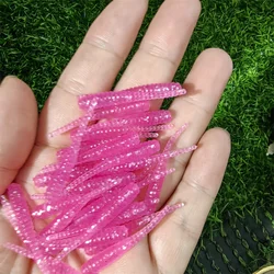 MUKUN Swimbait vinilo cola recta para lubina y carpa