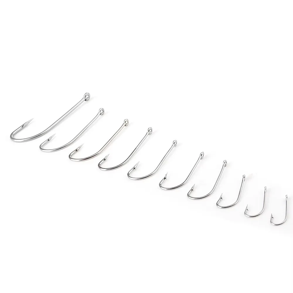 Gancho de púas de hierro inoxidable NGB 401SS 6/0 # -1/0 #   25 unidades/paquete 1 # -8 #   50 unids/pack anzuelo de pesca de carpa Jigging O'SHAUCHNESSY - imagen 5