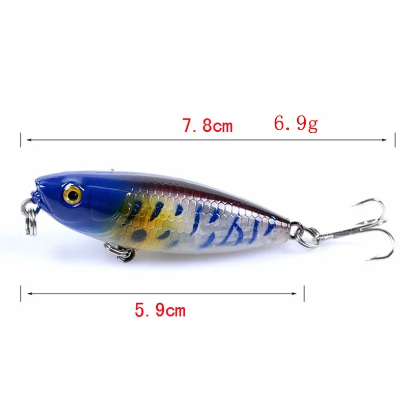 Señuelo de pesca lápiz StickBait señuelo 59mm 6,9g Wobblers flotantes Topwater Crankbait señuelos artificiales cebo duro de fundición larga