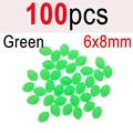 100pcs Green 6x8