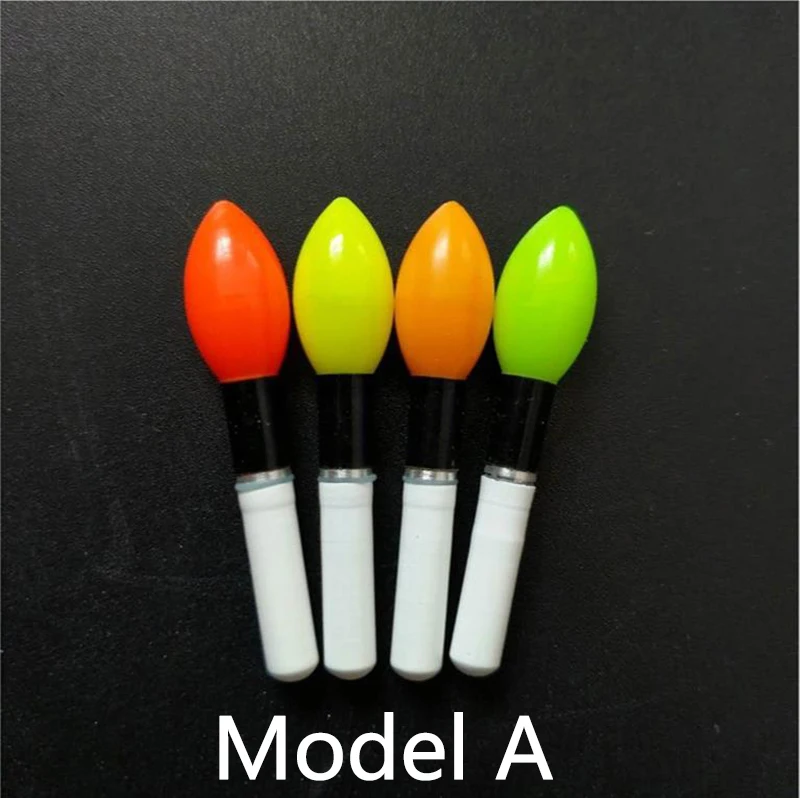 5 unids/lote palo de luz con 2 baterías CR322 recargables y 1 cargador Lightstick barras luminosas flotador luminoso pesca nocturna B442 - imagen 4