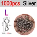 L 1000PCS Silver