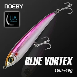 Stickbait Noeby Blue Vortex – Lápiz flotante de superficie
