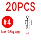 20pcs Size 4