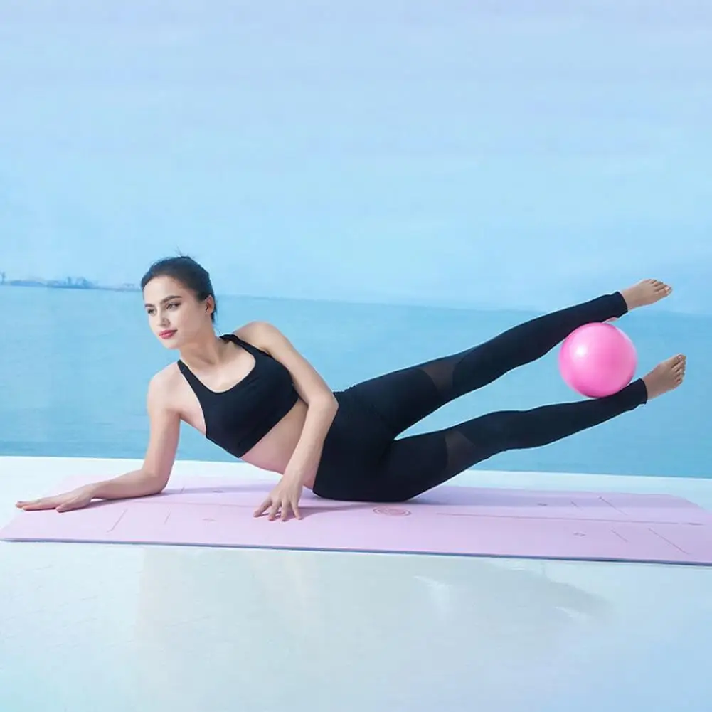 Mini pelota de Pilates de 25CM, pelota de Yoga, entrenamiento central, pelota de ejercicio pequeña, pelotas de Fitness antideslizantes, gimnasio en casa, equipo de entrenamiento de Pilates - imagen 3