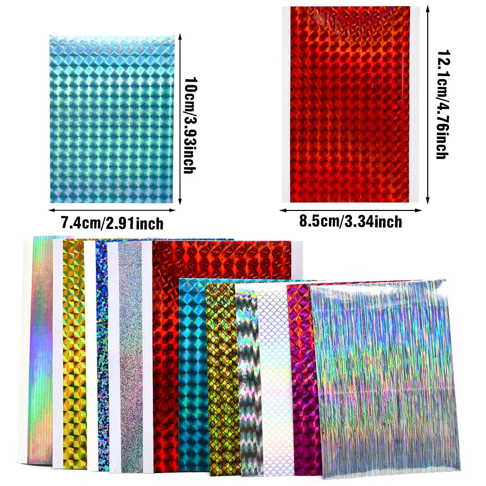 Película adhesiva holográfica para pesca, Kit de reparación de Ojos de señuelo 3D con 183 piezas, 5 piezas/6 piezas - imagen 3