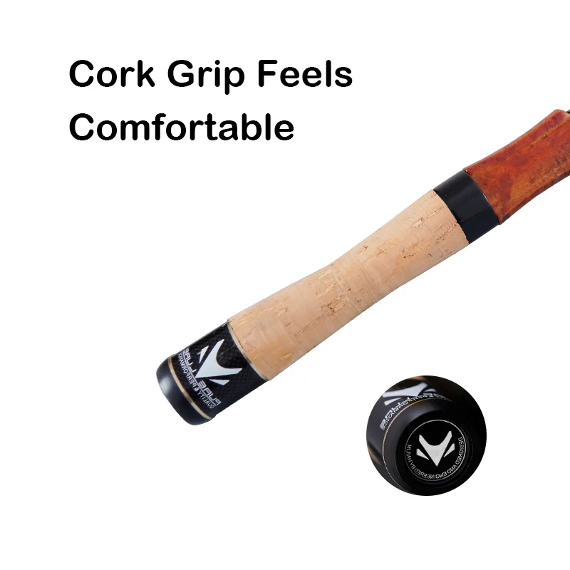 PURELURE BFS TROTA Baitcasting caña giratoria perca para trucha UL Power acción rápida 3 piezas 1,40-1,53 m 1-7g anillo guía FUJI - imagen 5