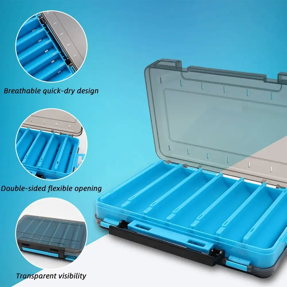 TAKEDO JYL03 Caja de Pesca Portátil para Señuelos Blandos y Cucharas - imagen 5