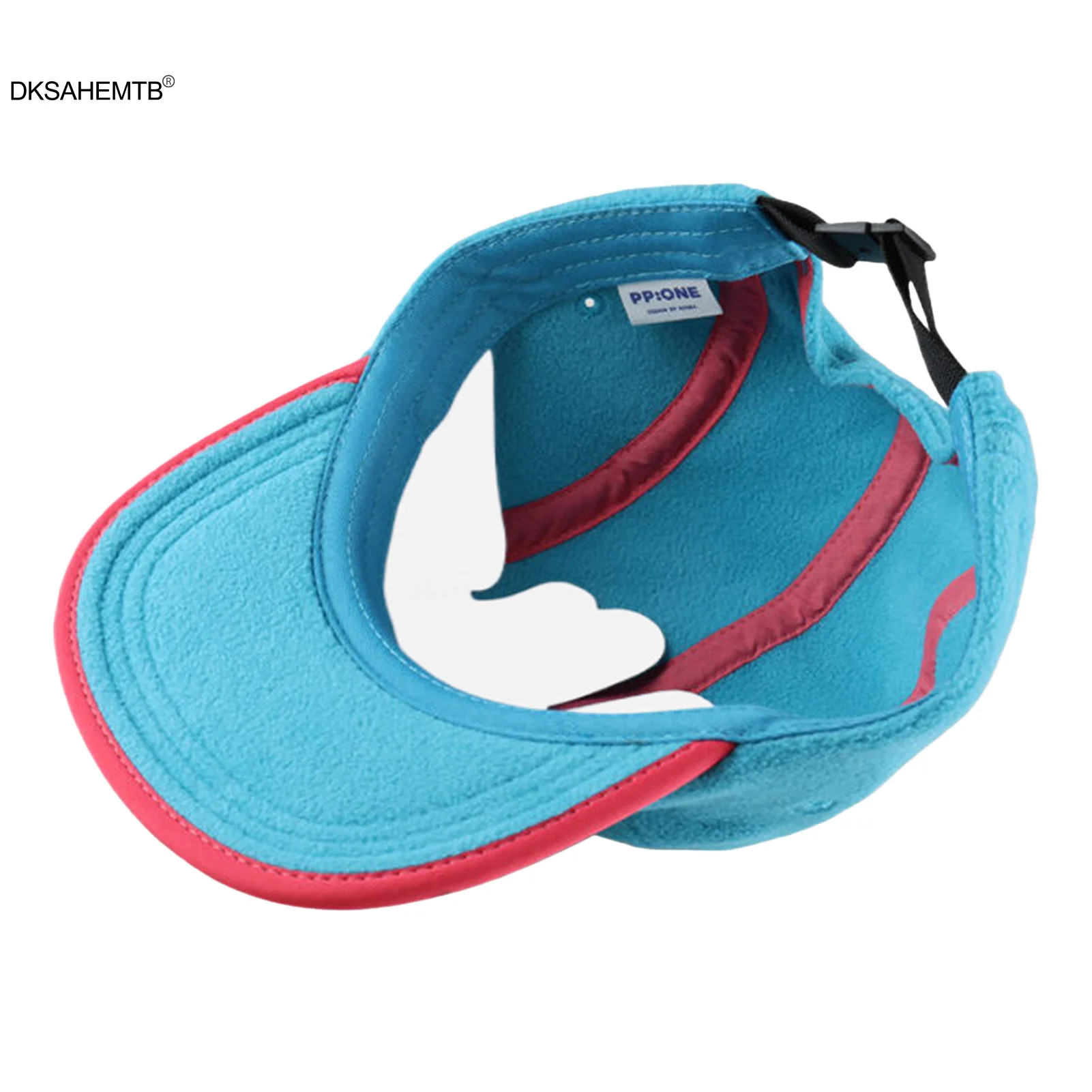 Gorro cálido de invierno para exteriores para hombres y mujeres, gorro de pico de pato con diseño bordado en contraste a la moda, gorro de lana a prueba de viento con borde plano - imagen 2