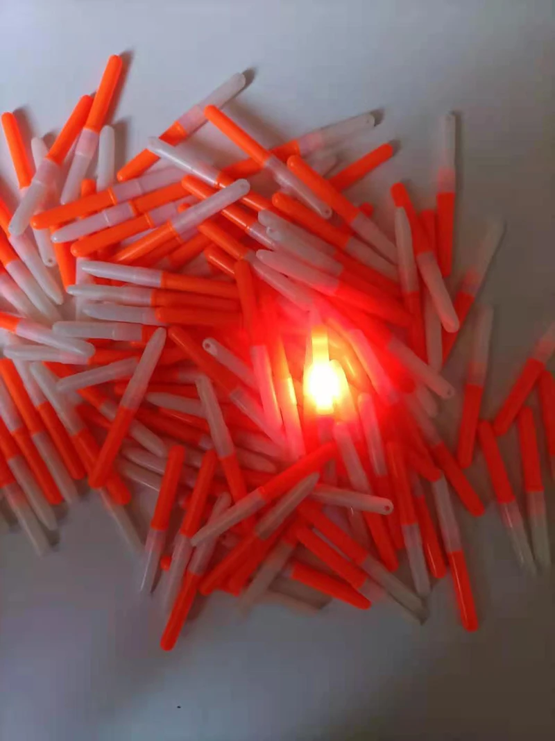 20 unids/lote varillas de luz eléctricas traje para cr322 LED rojo/amarillo accesorio de flotador de pesca nocturna Lightstick Bobber Bouy herramienta 00100 - imagen 5