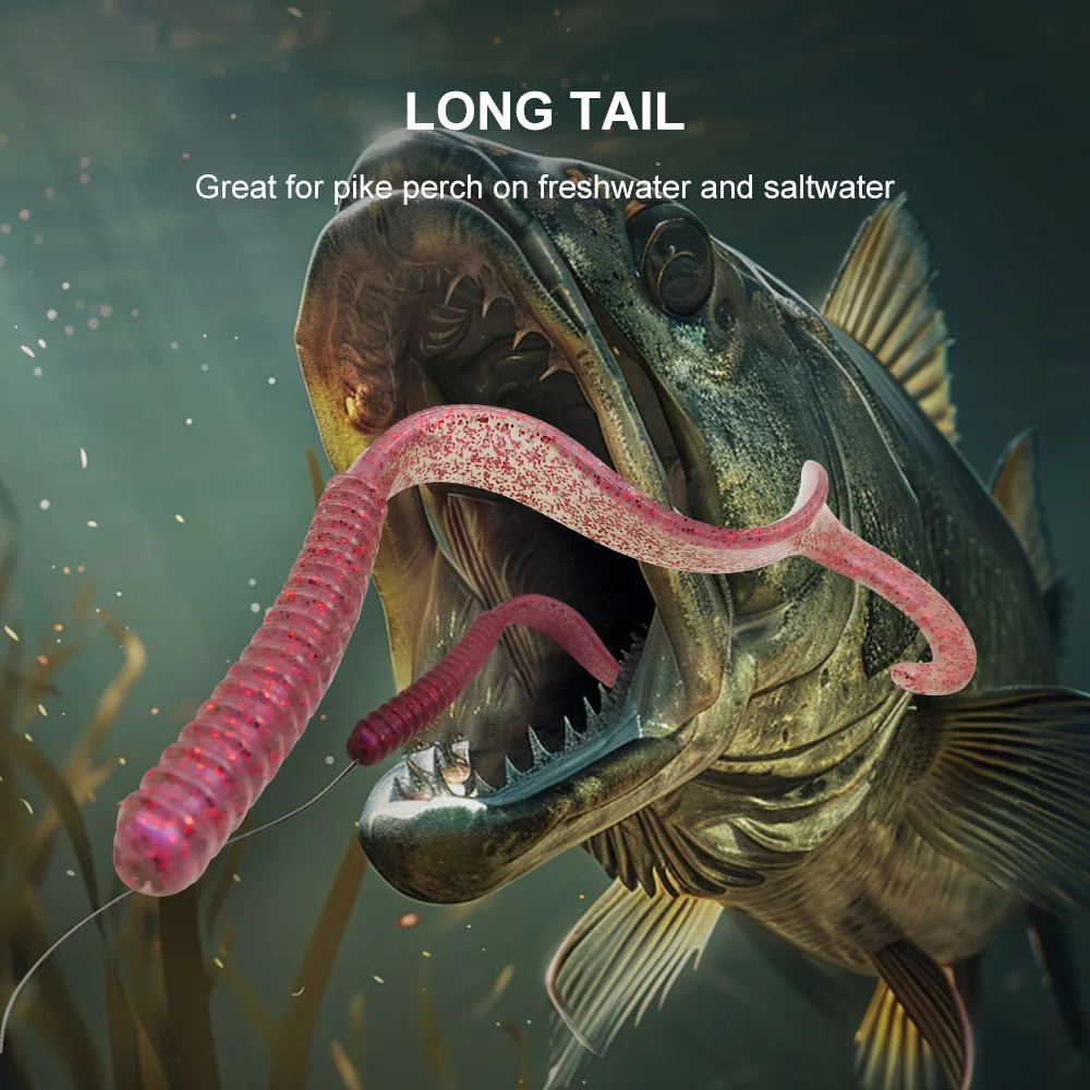 ESFISHING Dead Ringer 125mm6pcs Crankbait Leurre Souple equipo de cebo de silicona suave Pesca señuelo de Pesca Artificial - imagen 3