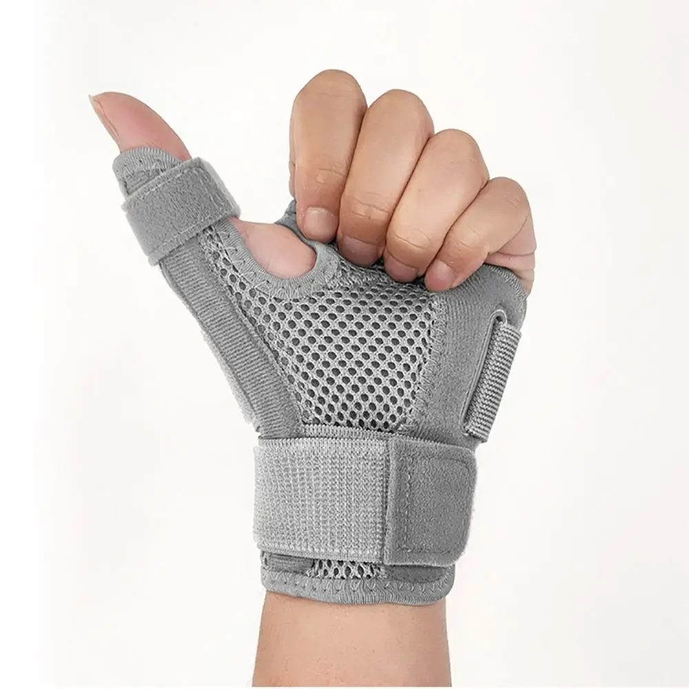 Protector de muñeca y pulgar, Protector de muñeca Flexible, se adapta a la mano derecha e izquierda, férula de pulgar transpirable, 1 Uds. - imagen 2