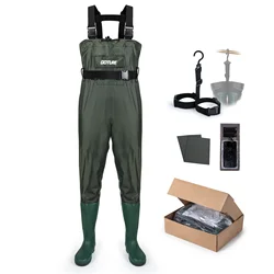 Pantalones de pesca impermeables y transpirables para lluvia