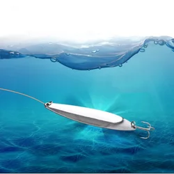 Señuelo tipo cuchara de pesca, 10g, 20g, plantilla de fundición larga, cucharas con forma de Salix, señuelos artificiales, cebo duro, Jigbait de arco, lote de 2 piezas en oferta