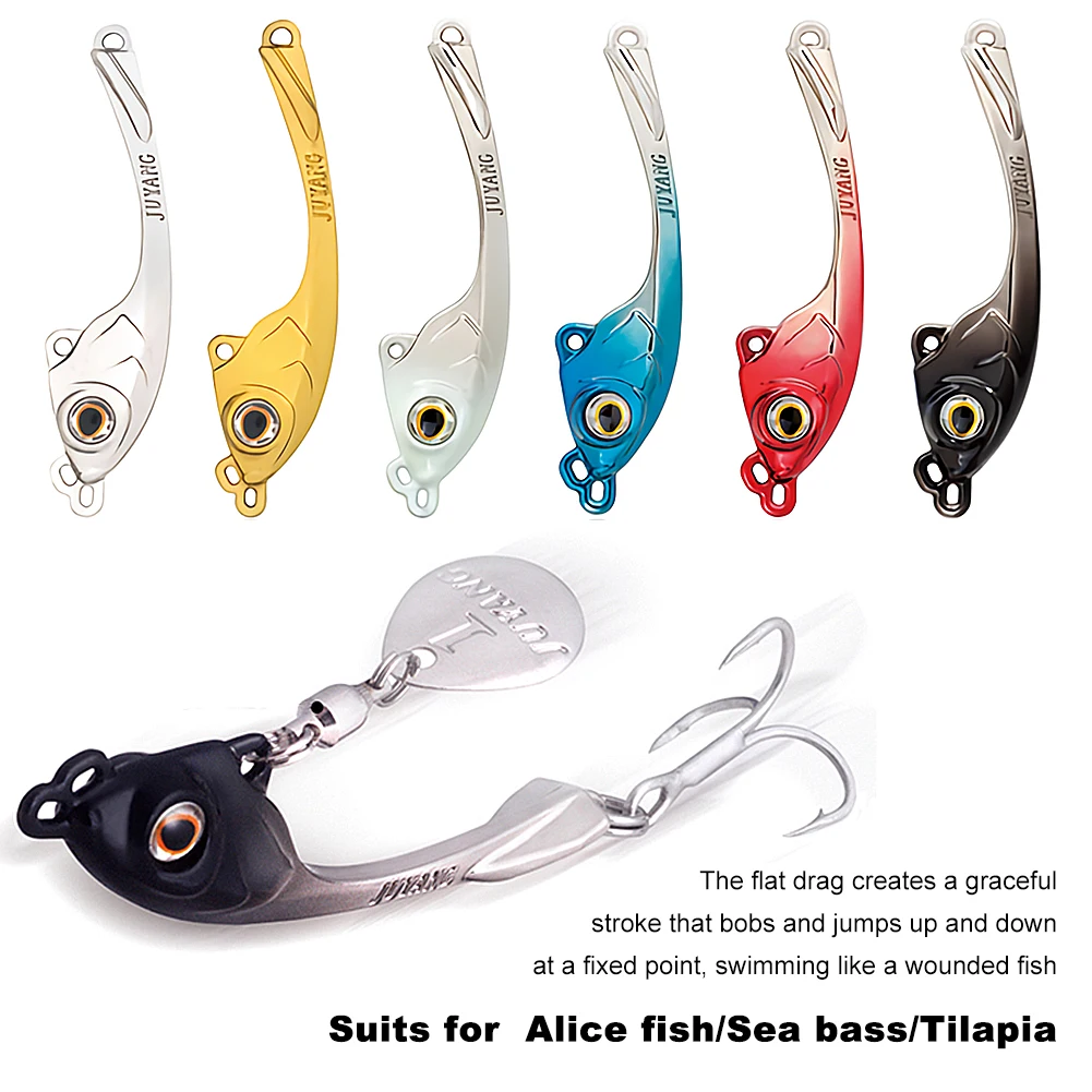 Señuelos VIB con lentejuelas giratorias Free Fisher – 7,5-15g Vib metálico - imagen 4