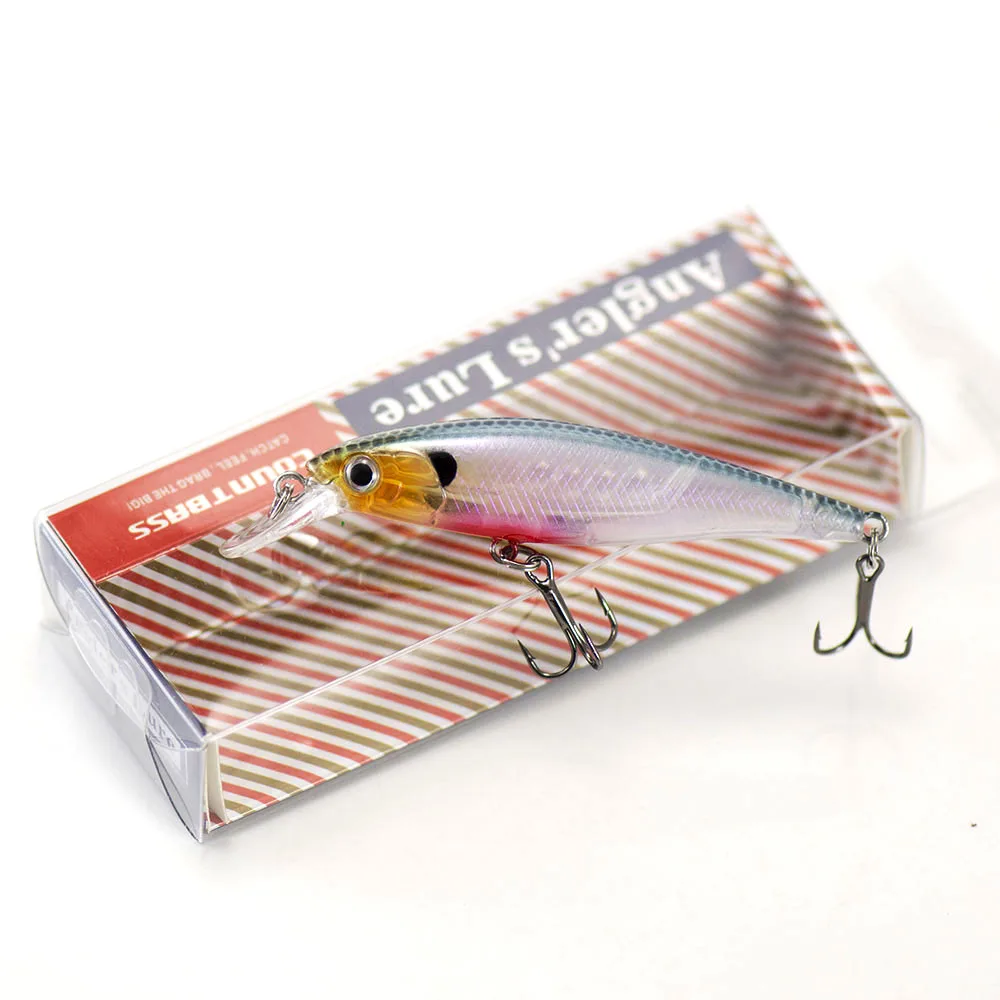 Countbass Minnow de hundimiento lento 67 mm 2-41/64" 6 g 7/32 oz. Buceo 1m 3', Señuelos de pescador Wobblers Shad Cebos duros - imagen 4