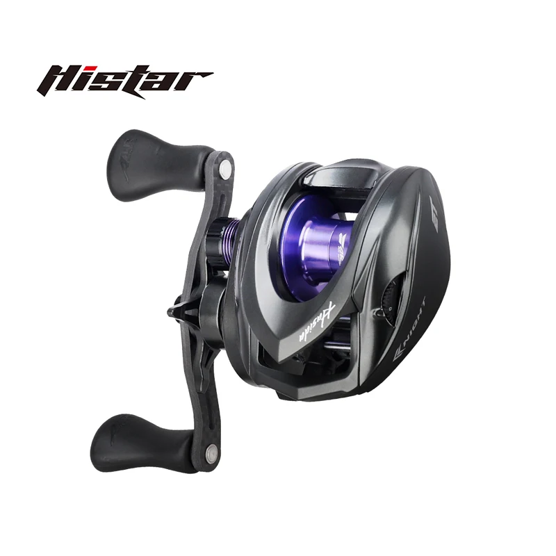 Carrete Baitcasting HISTAR Black Knight Elite – Aluminio-Magnesio