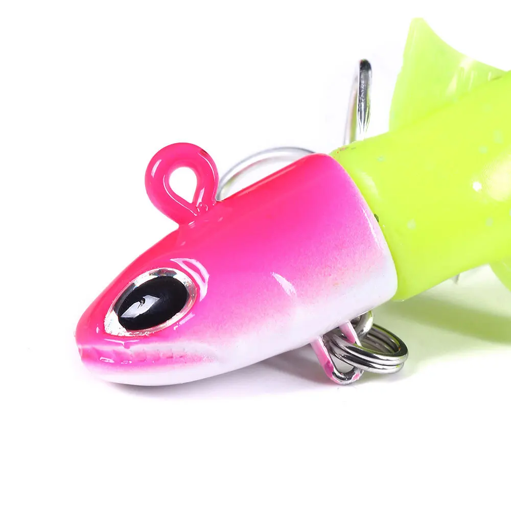 KNCONAN-SEÑUELOS blandos de silicona para pesca en el mar, cabeza de JIgging, Wobblers, Swimbait, Peche para lubina, Lucio, Leurre, 105mm, 28g, 35g, 45g - imagen 3