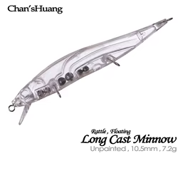 Chan Huang Minnow Flotante – Señuelo artificiales pasto para pesca