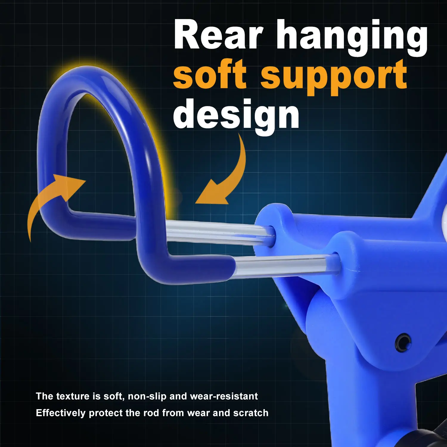 Sougayilang Soporte plegable portátil de alta resistencia 360 °   Soporte ajustable para caña de pescar, soporte para herramientas de pesca resistente a la corrosión - imagen 4