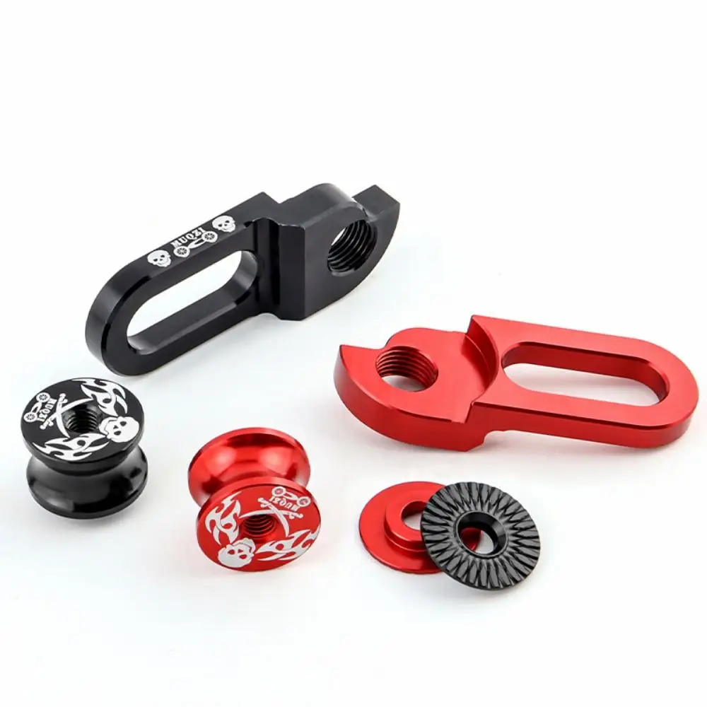 Extensor de suspensión de cambio trasero de bicicleta, diseño de junta antideslizante, sin oxidación, ajustable, extensión de suspensión de cuadro de bicicleta de Metal - imagen 4