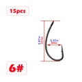 15pcs Size 6