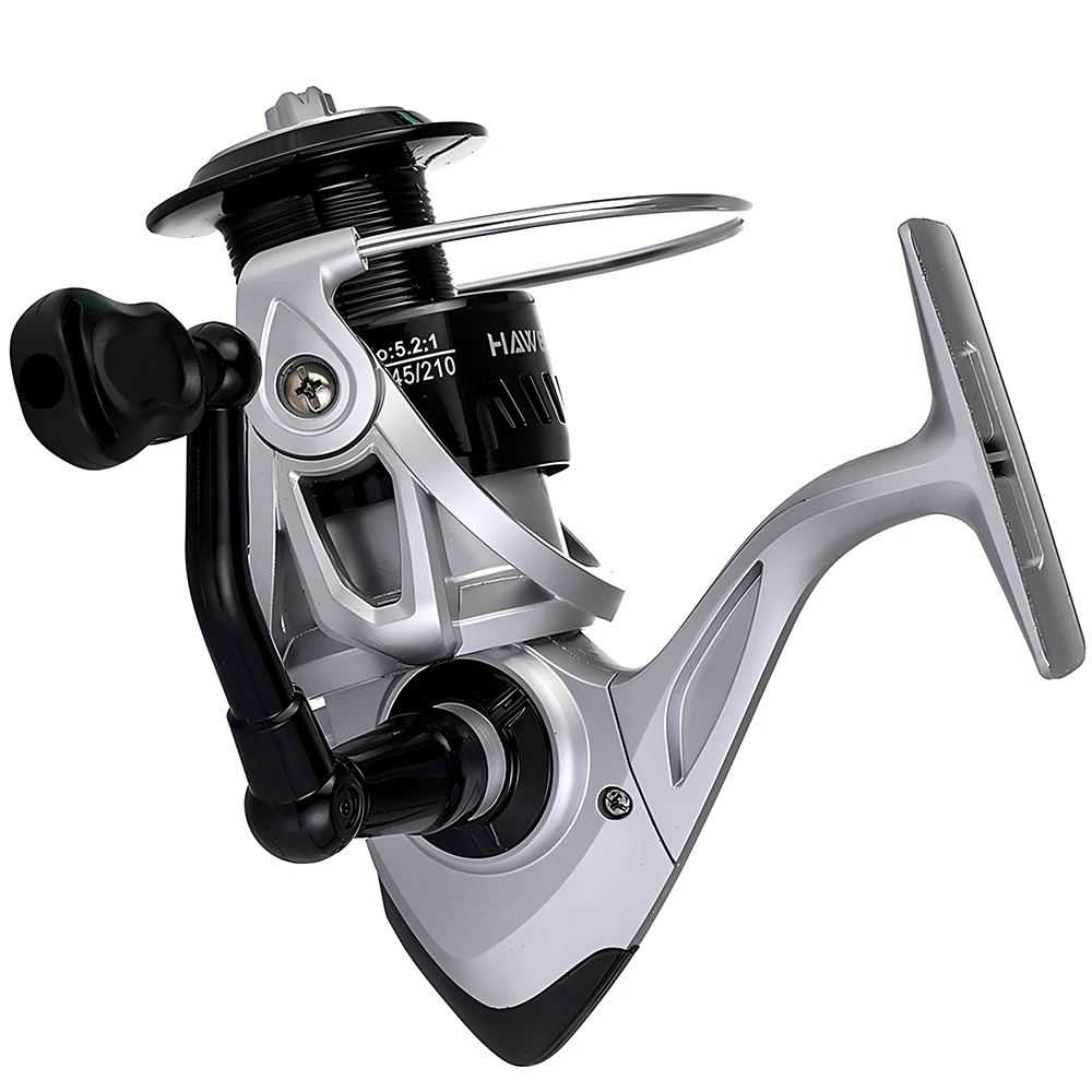 GHOTDA-carrete de pesca giratorio Serie 2000-7000, relación de transmisión 5,2: 1, rueda giratoria, aparejos de pesca de carpa, arrastre máximo de 8 KG para todas las aguas - imagen 4