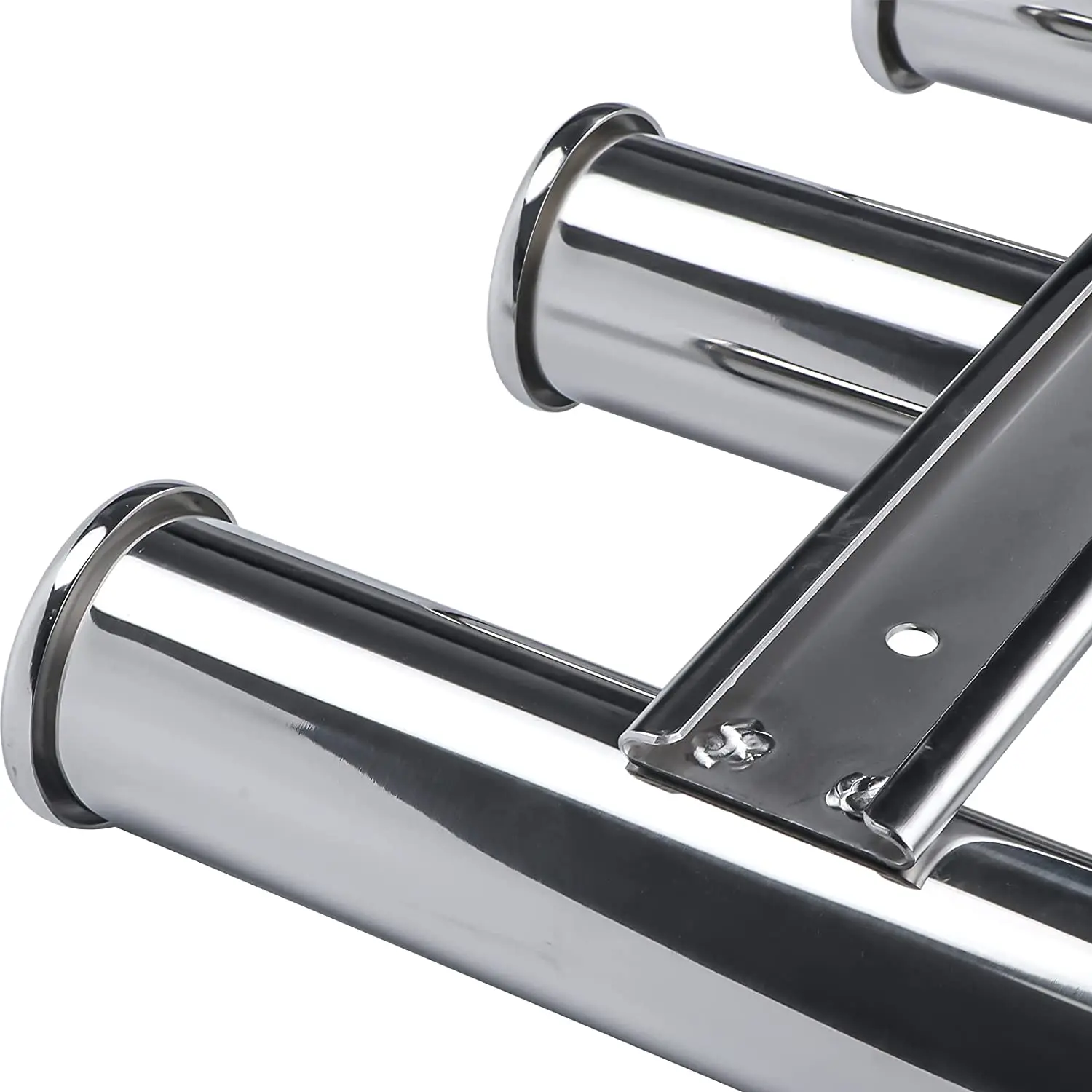 Accesorios para barcos, recién llegado, soporte para caña de pescar de 6 eslabones, estante para cápsulas de 6 tubos de acero inoxidable para yate marino - imagen 5