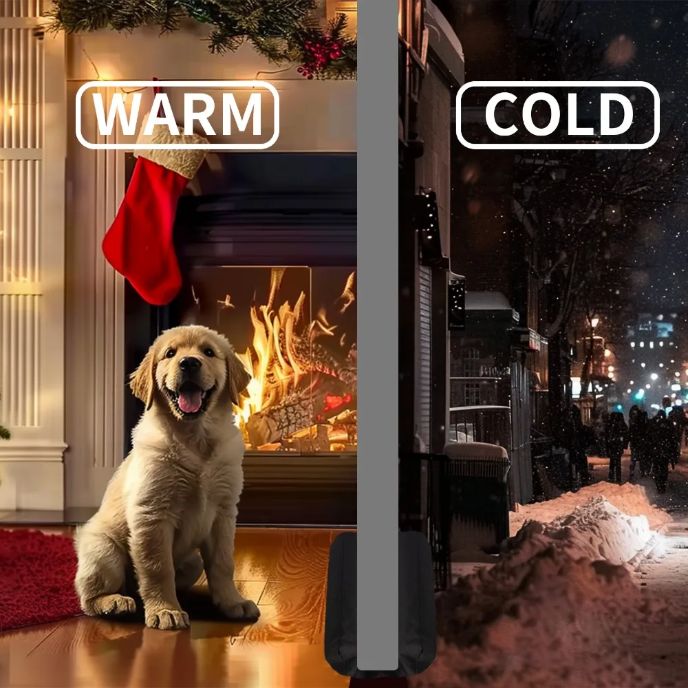 Tope de tira de sellado inferior de puerta Flexible de 36 pulgadas, junta insonorizada, burlete, Protector de tiro de ventana, Protector bloqueador de polvo y viento - imagen 4