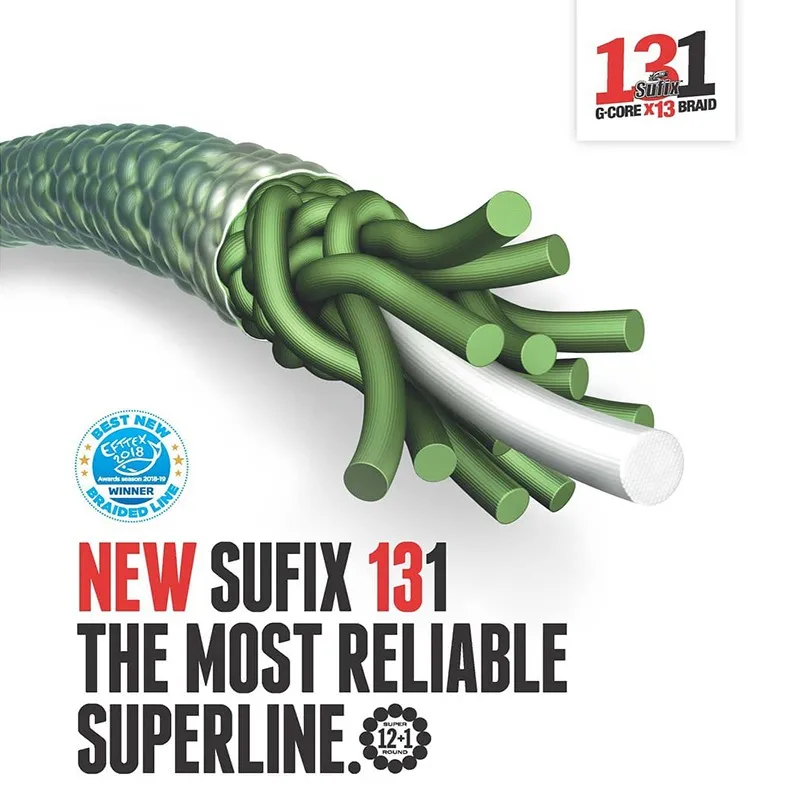Sufix 131 150m PE alambre 13 hebras trenzado largo alcance Luya línea de pesca trenzada especial línea principal equipo de pesca - imagen 4