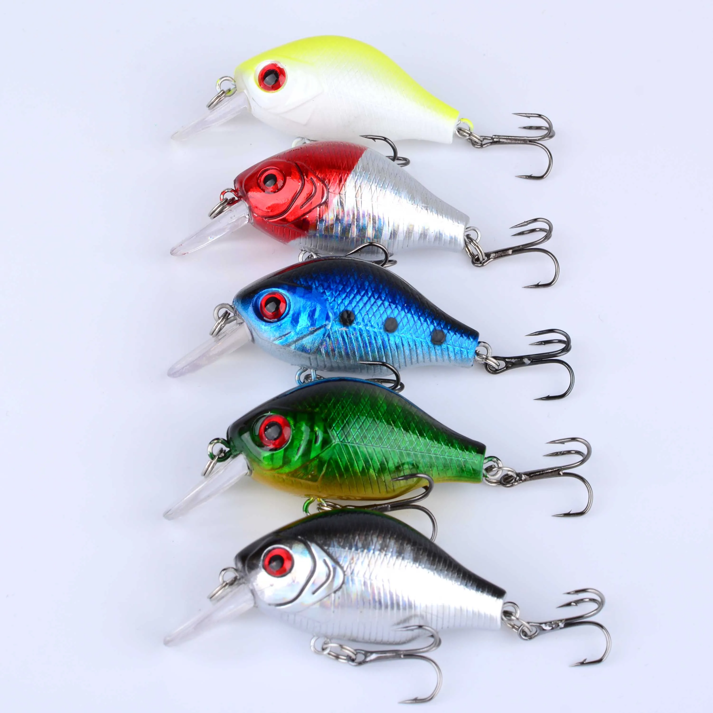 Señuelo Crankbait flotante de plástico duro para lubina y carpa - imagen 5
