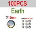 12mm 100pcs Earth