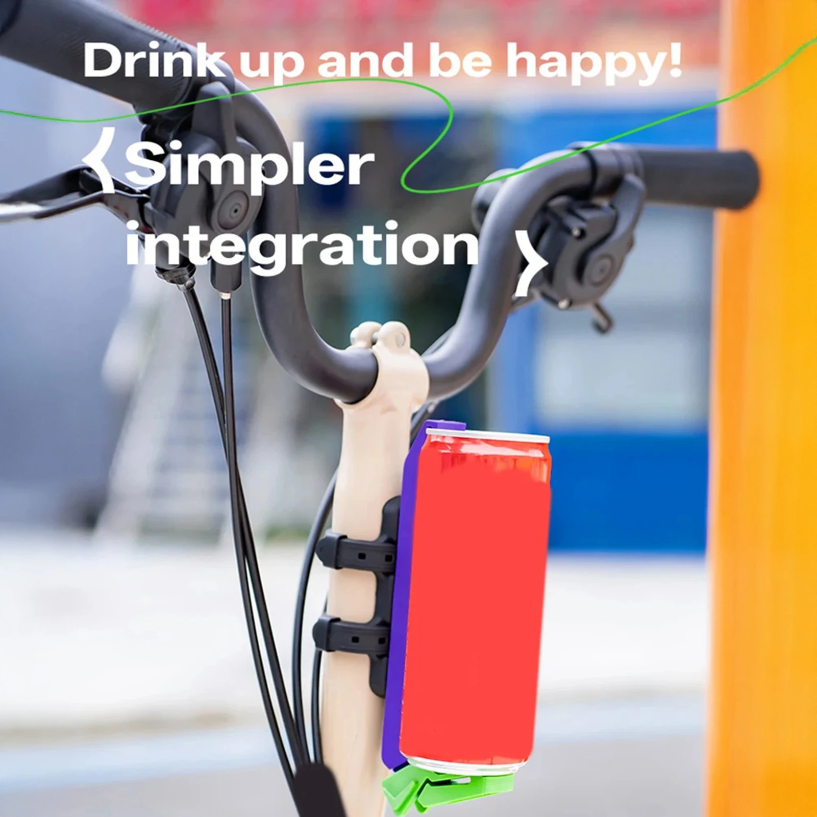 Soporte para botella de agua de bicicleta, soporte Universal de plástico para jaula de bebidas, accesorio ligero y duradero para bicicleta de carretera MTB - imagen 3