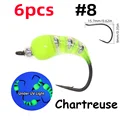 6pcs Chartre Size 8
