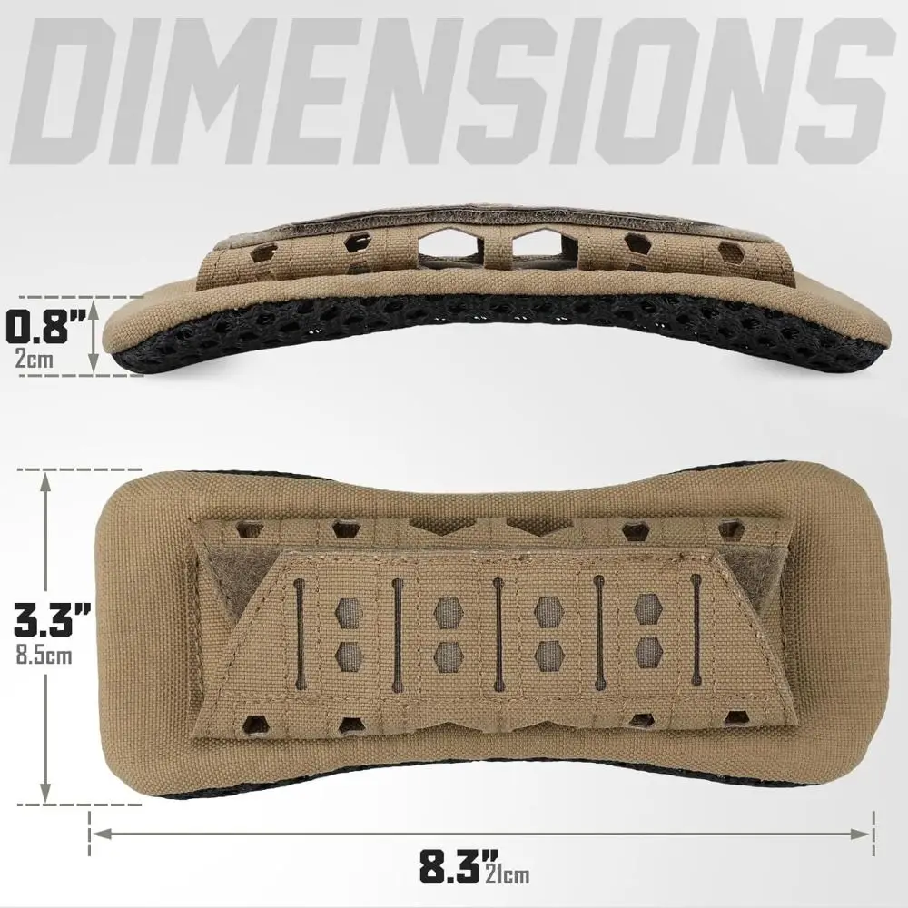 Mochila transpirable, almohadilla para correa de hombro, amortiguación antideslizante, hombrera, forro de hombro duradero multifuncional para exteriores - imagen 5