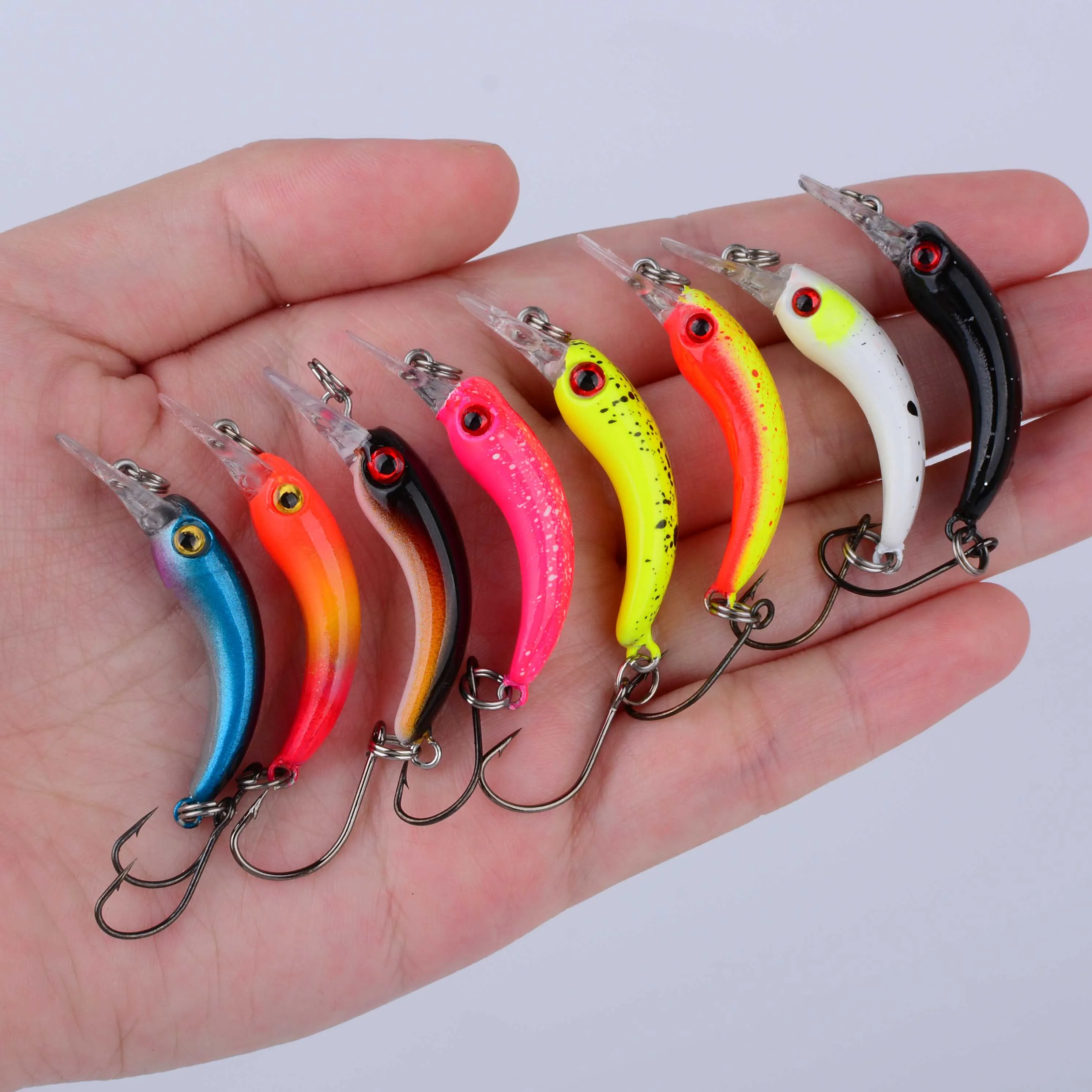 Señuelo minnow flotante artificial duro para carpa y lubina - imagen 2