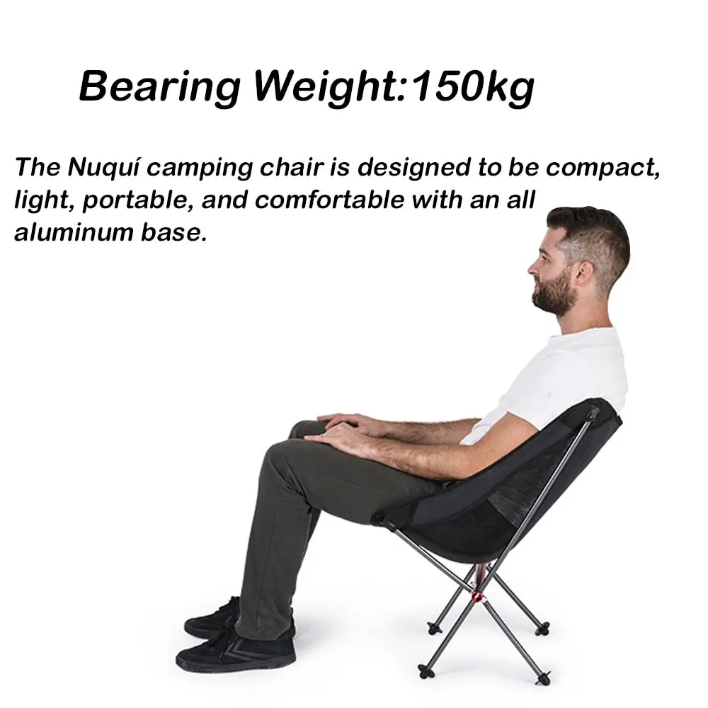 Silla plegable para acampar y pescar, Chaise Longue para playa, ocio, viaje, Picnic - imagen 4