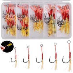Anzuelos de asistencia para jigging lento – Con púas lubina