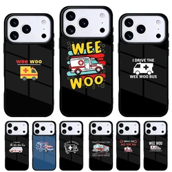 Funda iPhone con diseño de ambulancia – Compatible con varios modelos