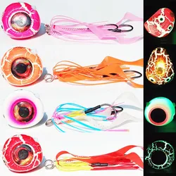 Kabura Luminoso Jig Head con falda – Señuelo para pesca mar
