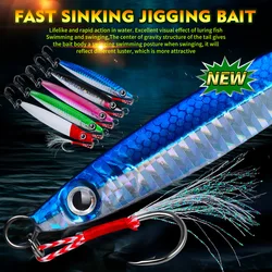 Señuelo Metal Jig Realista para Pesca en el Mar
