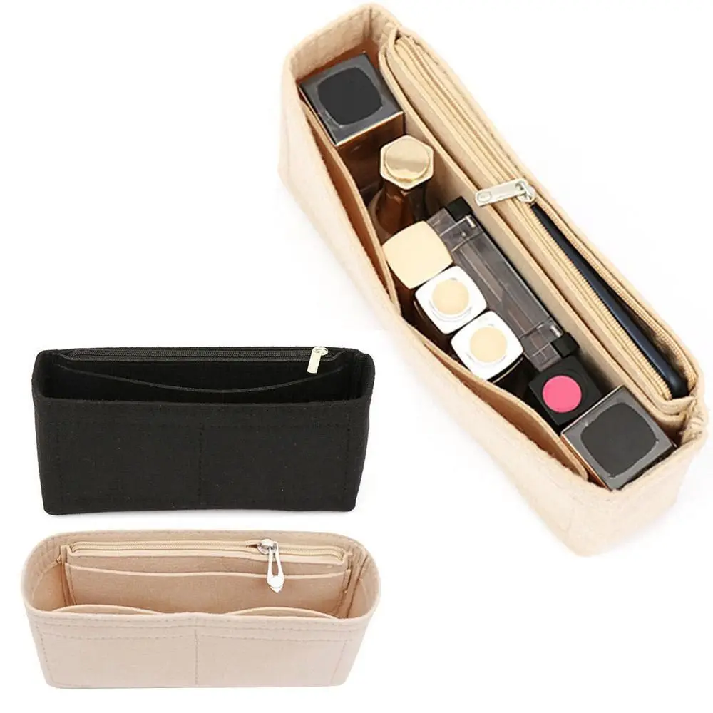 Confidential Organizer Travel Bag Insert Purse Liner Felt Insert Bag Handbag Insert Bag Inner Bag - imagen 3