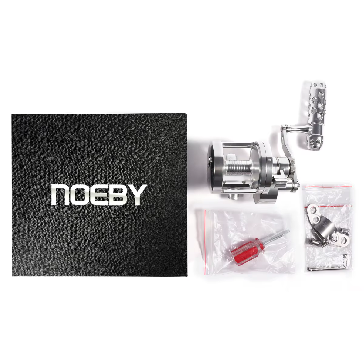 NOEBY Carrete Jigging Agua Salada – Palanca y Funda Incluida - imagen 5