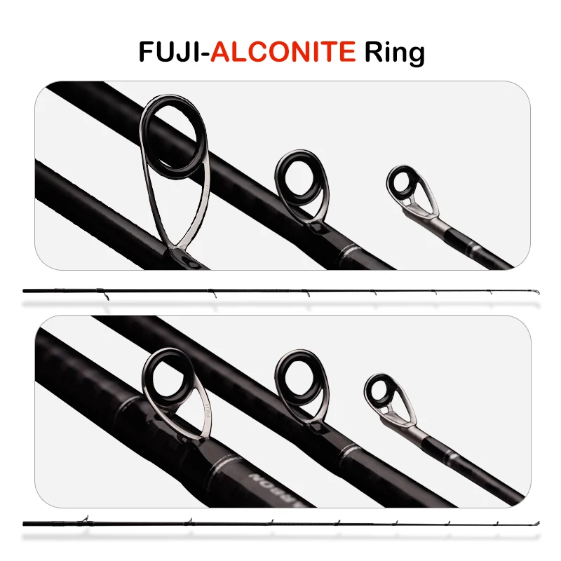 PURELURE nueva caña giratoria Amaro Pro para lubina caña de pescar de lanzamiento largo de alto carbono en accesorios FUJI fundición de viaje - imagen 5