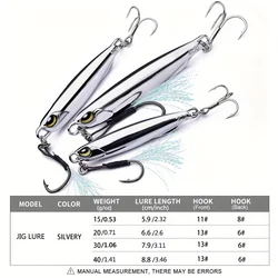 Señuelo curricán metal 15-40g – lubina, trucha y agua salada