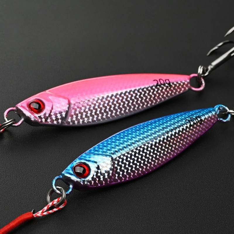 MUKUN, 1 Uds., plantilla de Metal fundido, señuelo de pesca con cuchara, 7g/10g/15g/20g/30G, Jigging Fish, lubina, cebo Artificial, aparejos de pesca - imagen 3