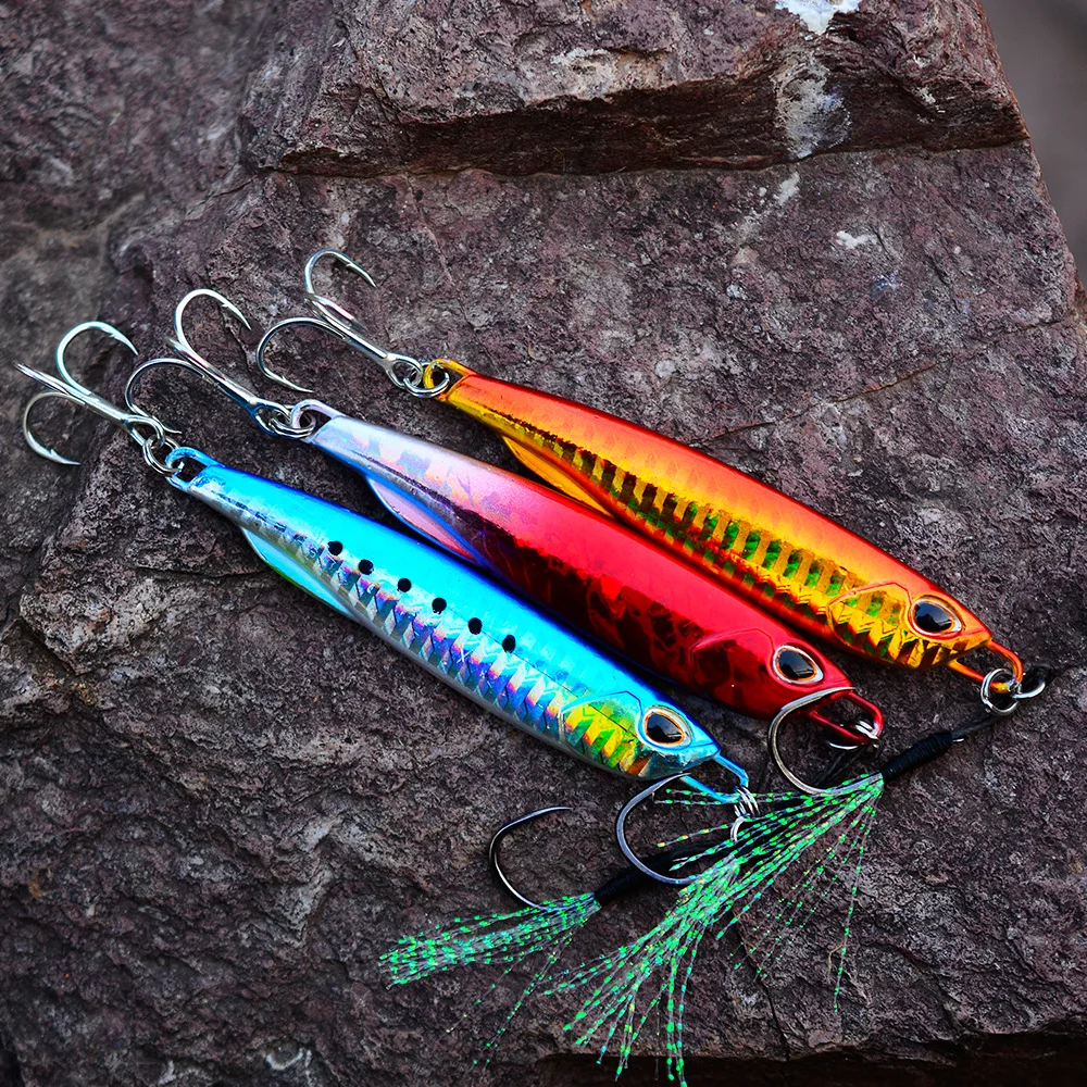 Cuchara Metálica de Jigging – Señuelo Artificial Fundido para Pesca - imagen 5